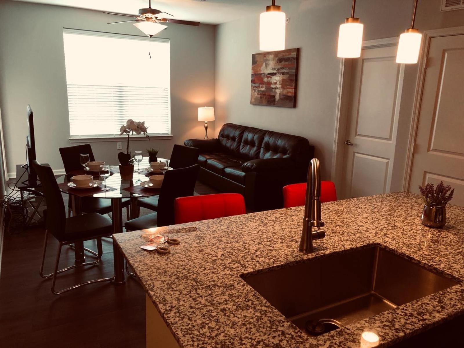 Spacious Furnished Resort Style Apartments Tomball Værelse billede