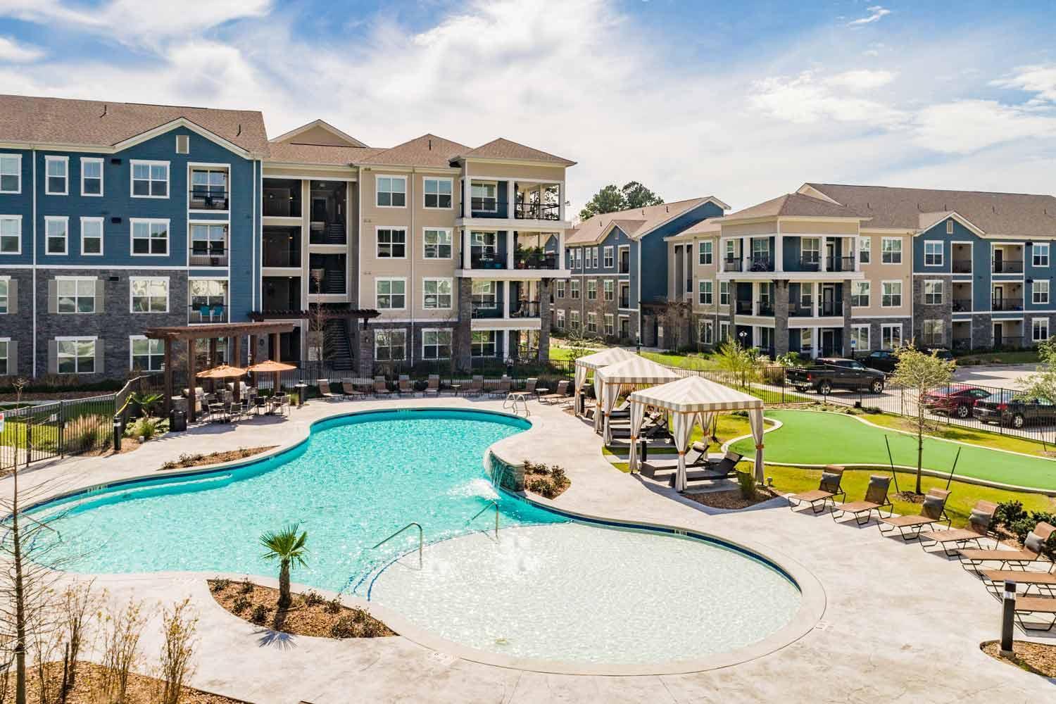 Spacious Furnished Resort Style Apartments Tomball Eksteriør billede